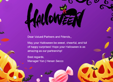 Henan Secco CEO Halloween Greeting Message